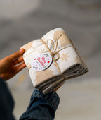Christmas Kitchen Towel for every use, Ultra Absorbent Kitchen Towels, Cotton Cleaning Cloth Pack of 3, 50x70 cm