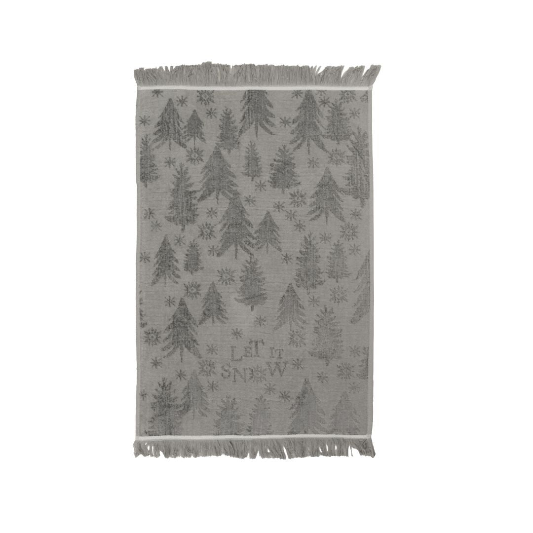 مجموعة مناشف مطبخ من القطيفة تيري، 3 قطع، 100% قطن، 50×70 سم