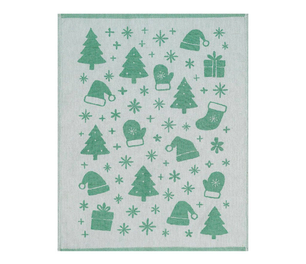 منشفة مطبخ كريسماس للاستخدام اليومي، مناشف مطبخ فائقة الامتصاص، قطعة قماش تنظيف قطنية، عبوة من 3 قطع، 50×70 سم 