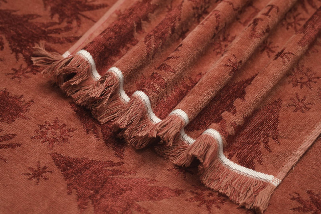 VELOUR TERRY KITCHEN TOWELS SET OF 3 PCS, 100% COTTON , 50X70 CM