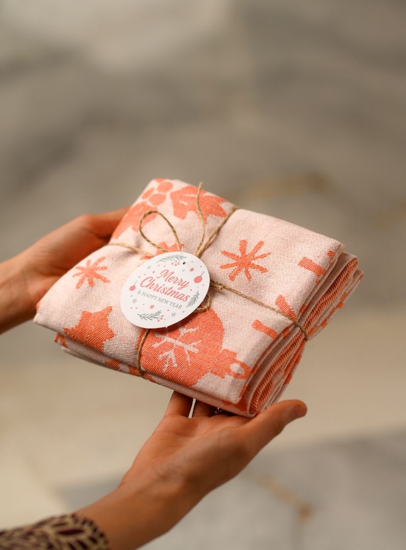 منشفة مطبخ كريسماس للاستخدام اليومي، مناشف مطبخ فائقة الامتصاص، قطعة قماش تنظيف قطنية، عبوة من 3 قطع، 50×70 سم 