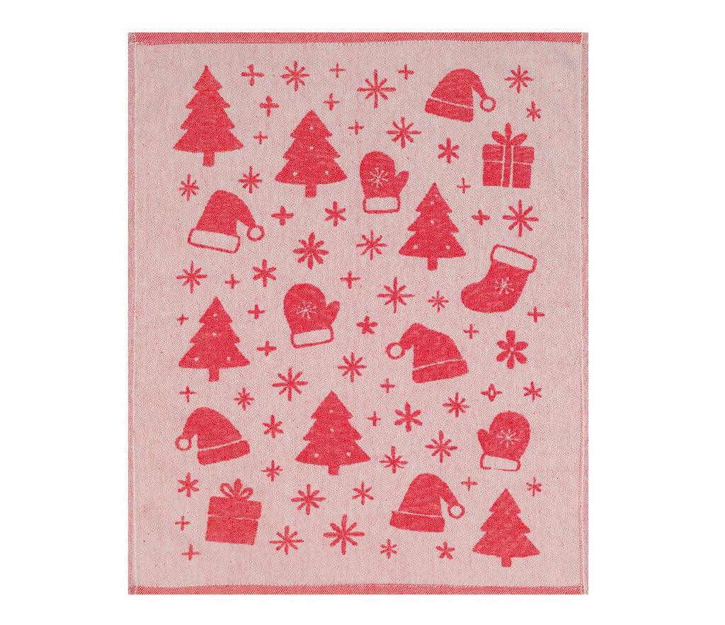 منشفة مطبخ كريسماس للاستخدام اليومي، مناشف مطبخ فائقة الامتصاص، قطعة قماش تنظيف قطنية، عبوة من 3 قطع، 50×70 سم 