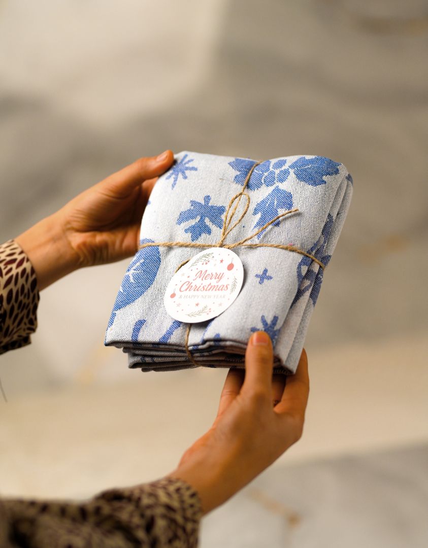 منشفة مطبخ كريسماس للاستخدام اليومي، مناشف مطبخ فائقة الامتصاص، قطعة قماش تنظيف قطنية، عبوة من 3 قطع، 50×70 سم 