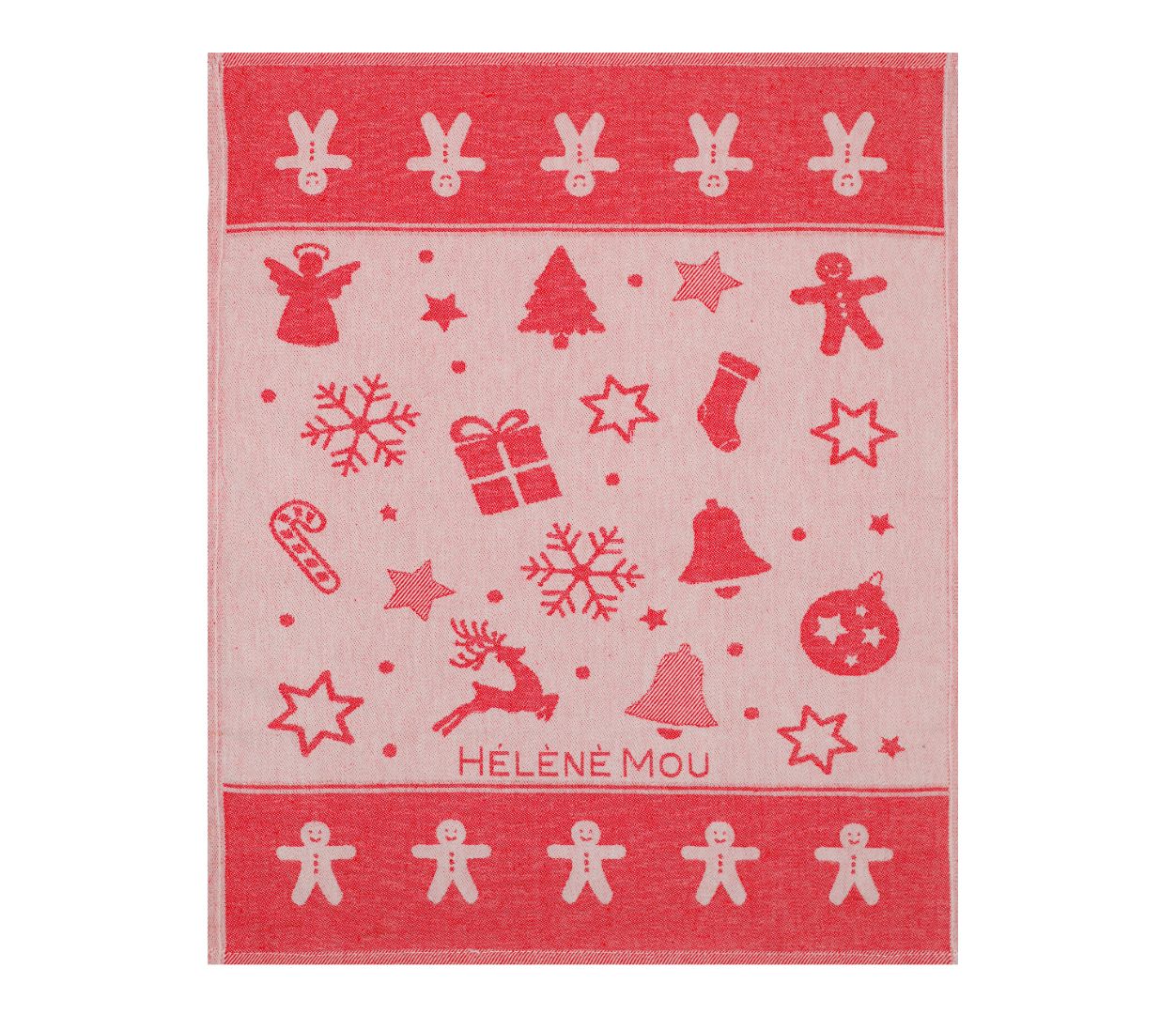 منشفة مطبخ كريسماس للاستخدام اليومي، مناشف مطبخ فائقة الامتصاص، قطعة قماش تنظيف قطنية، عبوة من 3 قطع، 50×70 سم 