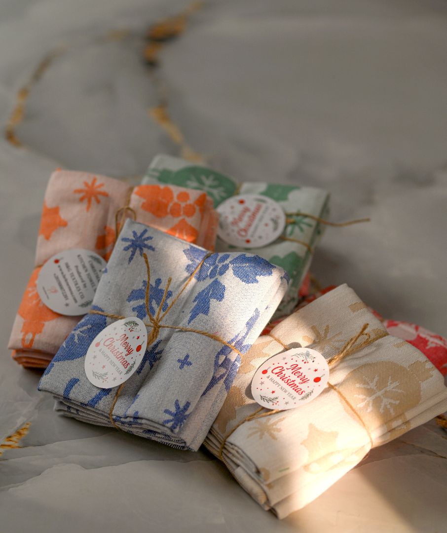 منشفة مطبخ كريسماس للاستخدام اليومي، مناشف مطبخ فائقة الامتصاص، قطعة قماش تنظيف قطنية، عبوة من 3 قطع، 50×70 سم 