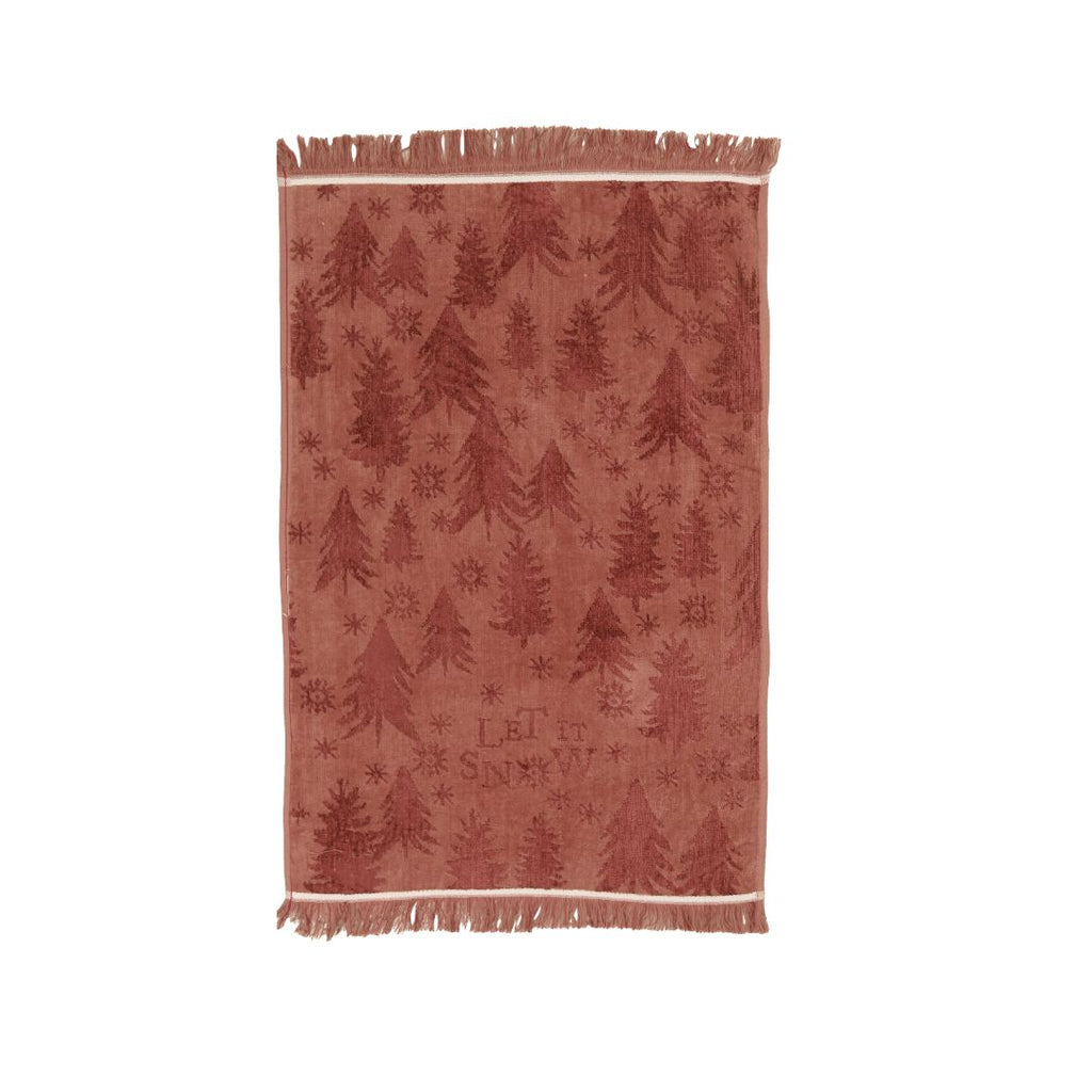 VELOUR TERRY KITCHEN TOWELS SET OF 3 PCS, 100% COTTON , 50X70 CM