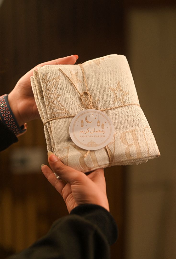 Ramadan Kitchen Towel for every use, Ultra Absorbent Kitchen Towels, Cotton Cleaning Cloth Pack of 3, 50x70 cm