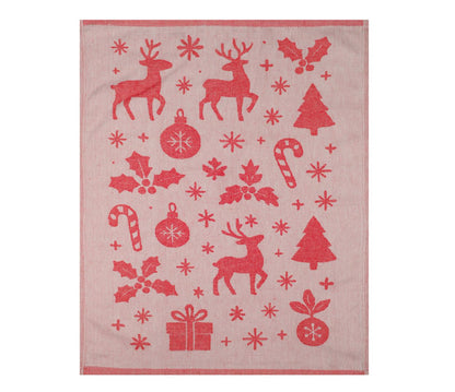 Christmas Kitchen Towel for every use, Ultra Absorbent Kitchen Towels, Cotton Cleaning Cloth Pack of 3, 50x70 cm