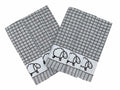 SET OF 3 PCS KITCHEN TOWELS , 100% COTTON , 50X70 CM