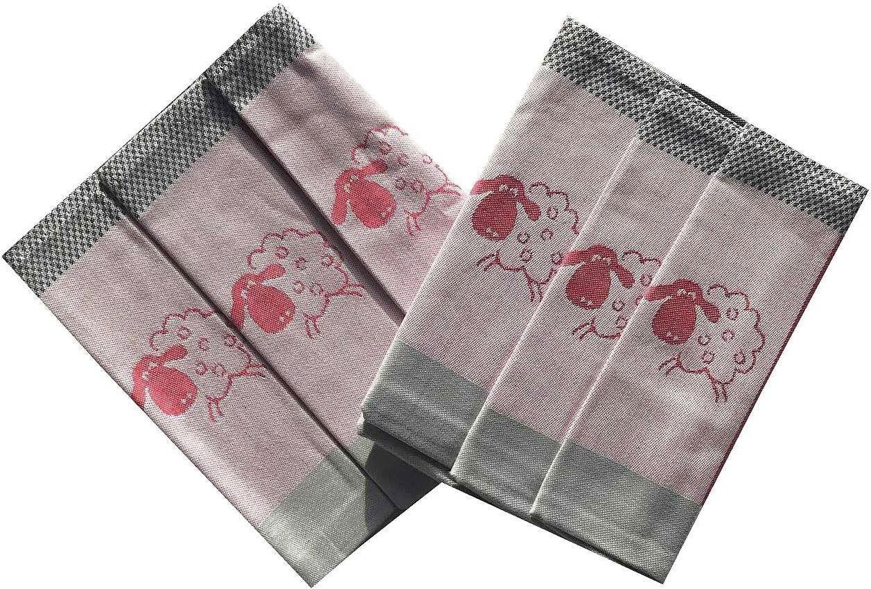 SET OF 3 PCS KITCHEN TOWELS , 100% COTTON , 50X70 CM