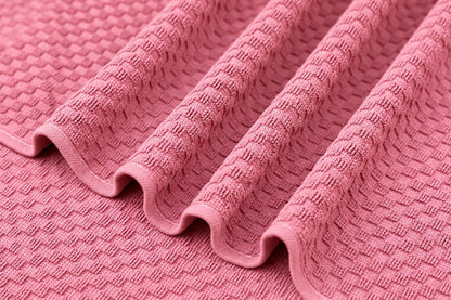 Terry Kitchen towels, 3 PCS PACK OF Kitchen Towels 100% Cotton,50x50 cm, Pink.