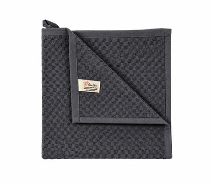 Terry Kitchen towels, 3 PCS PACK OF Kitchen Towels 100% Cotton,50x50 cm, Dark Grey.
