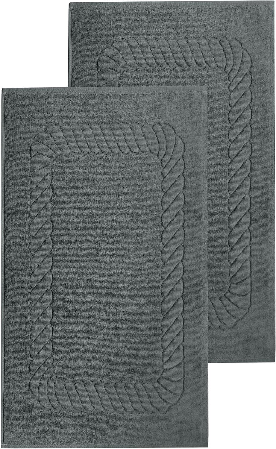 Helene MOU Bath Mat Towel - 100% Cotton 1 Pc Absorbent Bathmat - Quick Dry Bath Mats for Bathrooms, 50 x 70 cm.