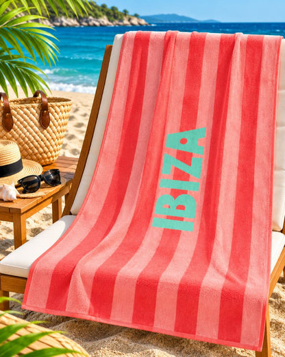 Velour Beach towel 100%cotton,90x170 cm.