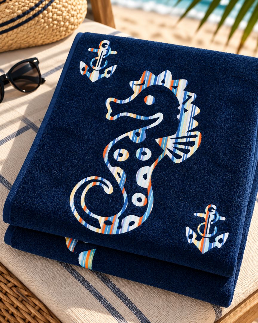 Velour Beach towel 100%cotton,70x140 cm.