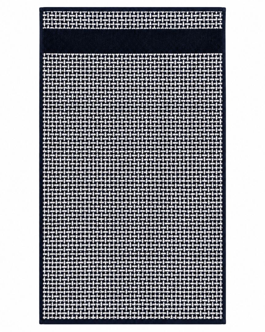 Premium Bath towel 90x170cm , 100% cotton,Navy&White Woven .