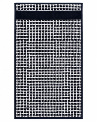 Premium Bath towel 90x170cm , 100% cotton,Navy&White Woven .
