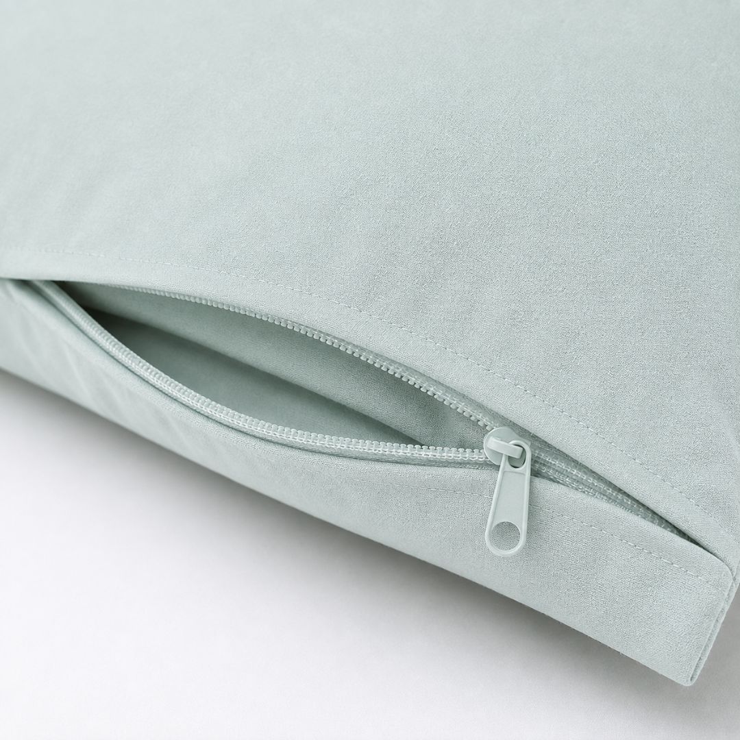 Set of 2 Zipper Pillowcases – 100% Cotton – 50×70 cm.