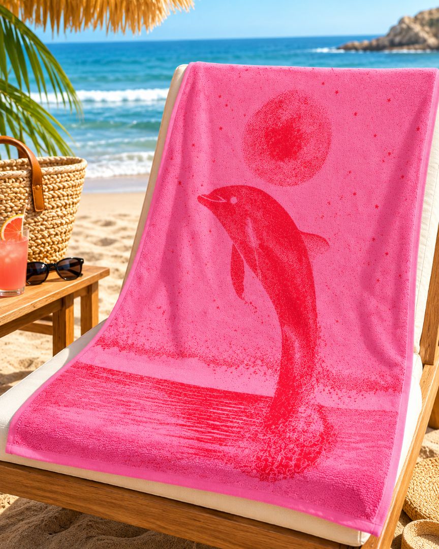 Velour Beach towel 100%cotton,90x170 cm.