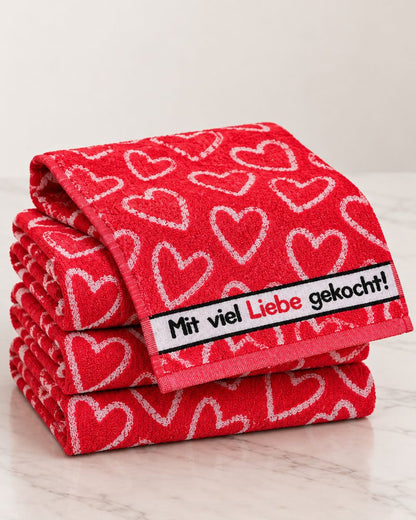 Terry Kitchen towels, 3 PCS PACK OF Kitchen Towels 100% Cotton,50x50 cm
