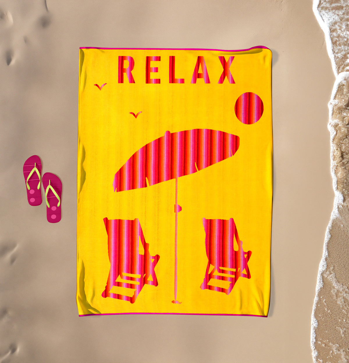 XL Velour Beach towel 100%cotton,140x180 cm