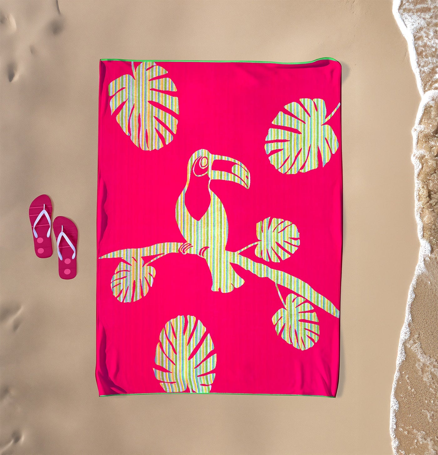XL Velour Beach towel 100%cotton,140x180 cm