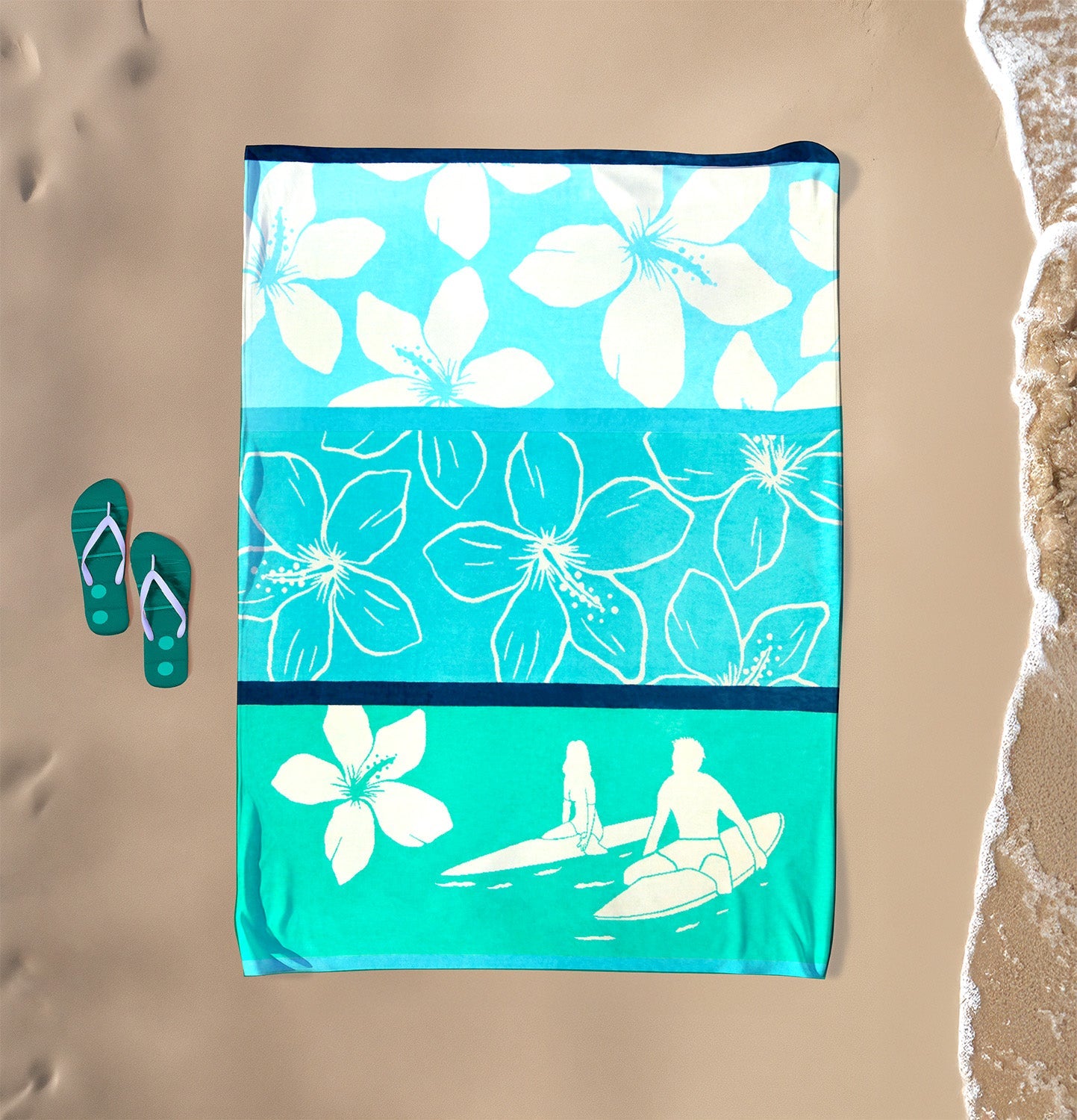 XL Velour Beach towel 100%cotton,140x180 cm