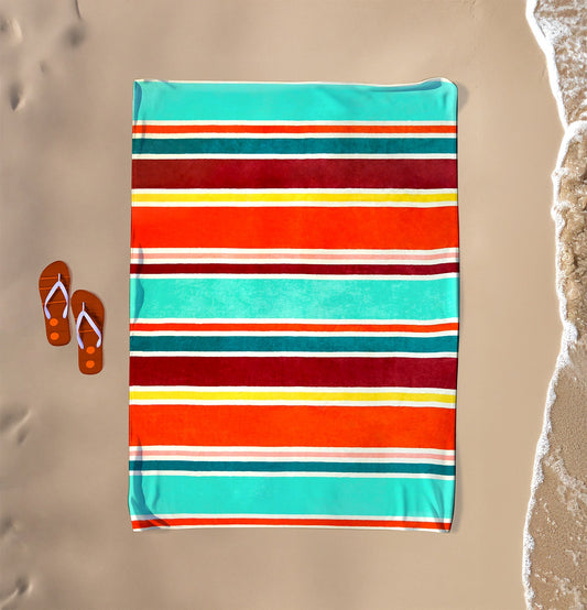XL Velour Beach towel 100%cotton,140x180 cm