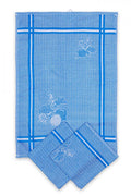 SET OF 3 PCS KITCHEN TOWELS , 100% COTTON , 50X70 CM