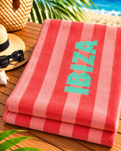 Velour Beach towel 100%cotton,90x170 cm.