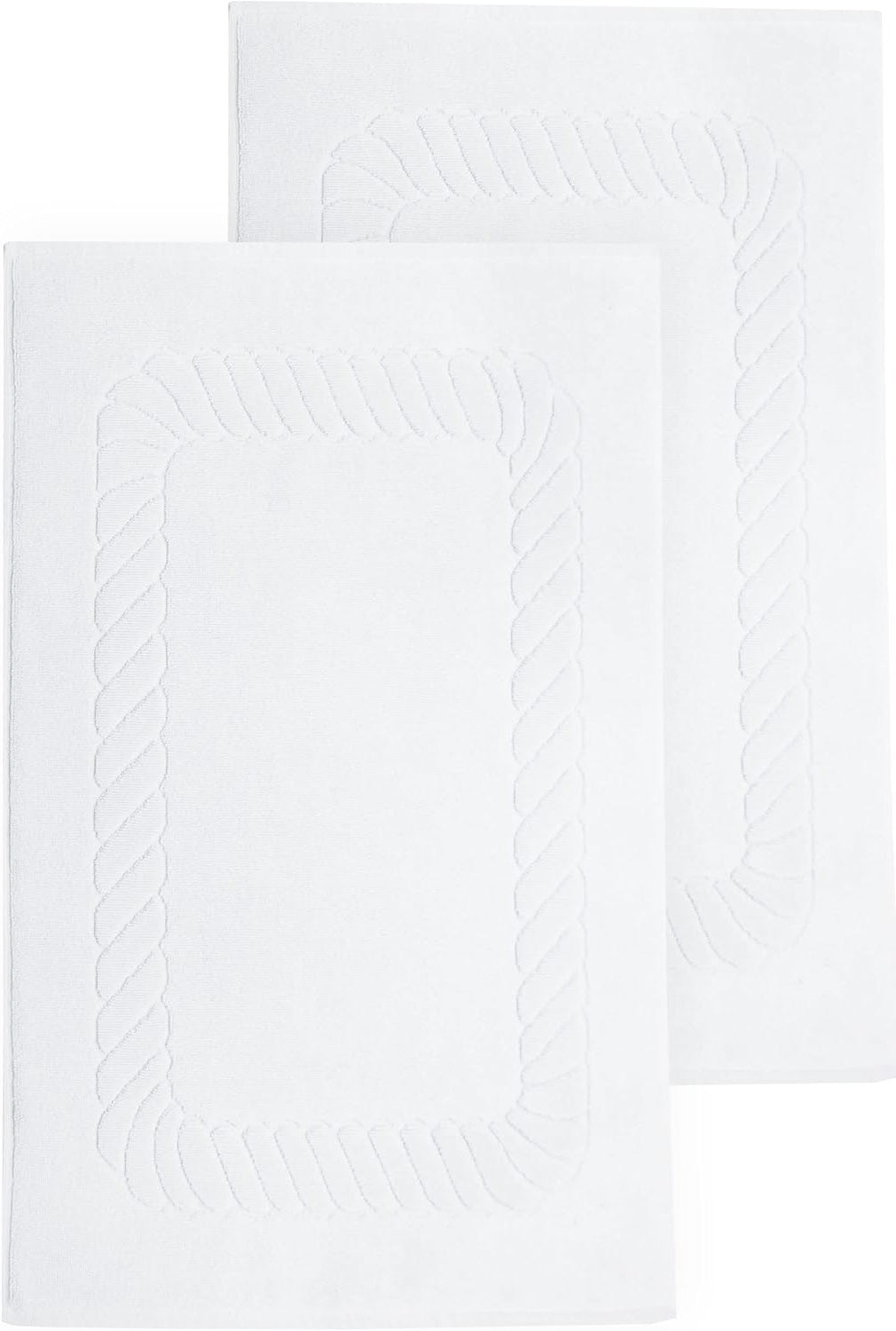 Helene MOU Bath Mat Towel - 100% Cotton 1 Pc Absorbent Bathmat - Quick Dry Bath Mats for Bathrooms, 50 x 70 cm.