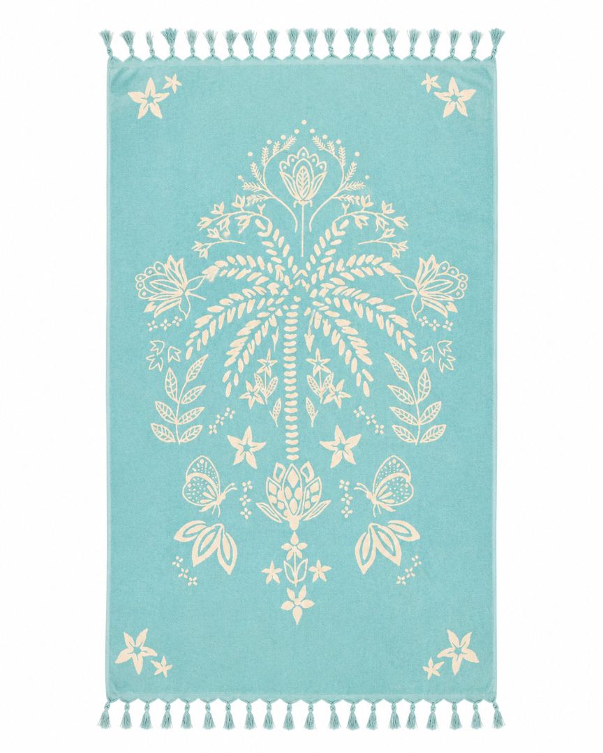 Velour Beach towel 100%cotton,90x170 cm.
