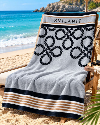 Velour Beach towel 100%cotton,100x180 cm.