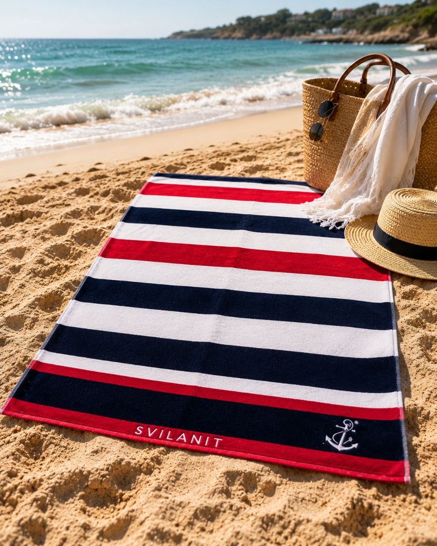 Velour Beach towel 100%cotton,100x180 cm.