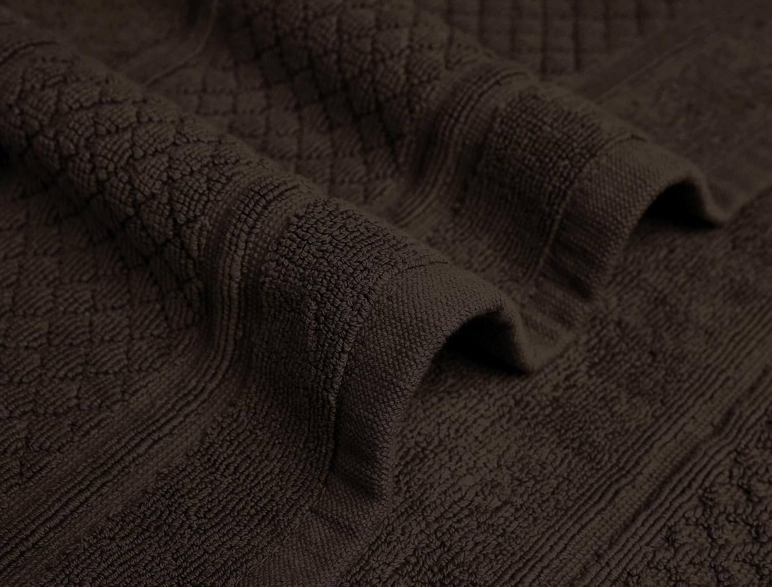 Helene MOU Bath Mat Towel - 100% Cotton 1 Pc Absorbent Bathmat - Quick Dry Bath Mats for Bathrooms, 50 x 70 cm