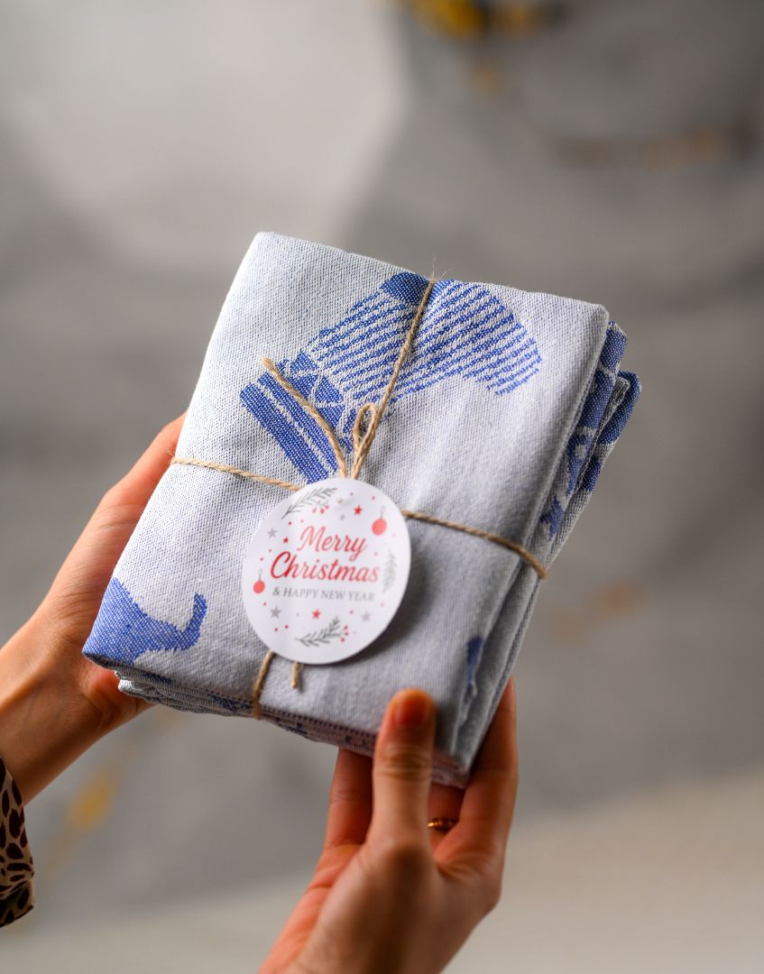 منشفة مطبخ كريسماس للاستخدام اليومي، مناشف مطبخ فائقة الامتصاص، قطعة قماش تنظيف قطنية، عبوة من 3 قطع، 50×70 سم 