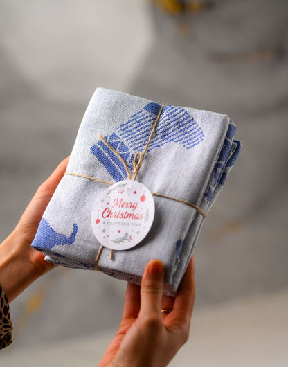 Christmas Kitchen Towel for every use, Ultra Absorbent Kitchen Towels, Cotton Cleaning Cloth Pack of 3, 50x70 cm