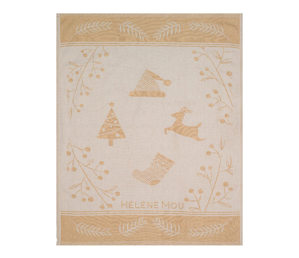 منشفة مطبخ كريسماس للاستخدام اليومي، مناشف مطبخ فائقة الامتصاص، قطعة قماش تنظيف قطنية، عبوة من 3 قطع، 50×70 سم 