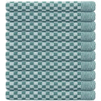 SET OF 3 PCS KITCHEN TOWELS , 100% COTTON , 50X70 CM (Green)