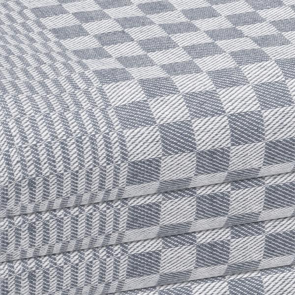SET OF 3 PCS KITCHEN TOWELS , 100% COTTON , 50X70 CM (Light Gray)