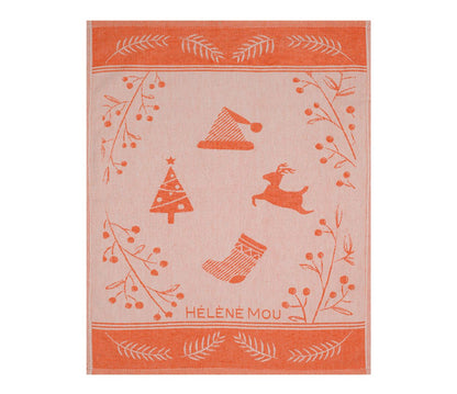 Christmas Kitchen Towel for every use, Ultra Absorbent Kitchen Towels, Cotton Cleaning Cloth Pack of 3, 50x70 cm