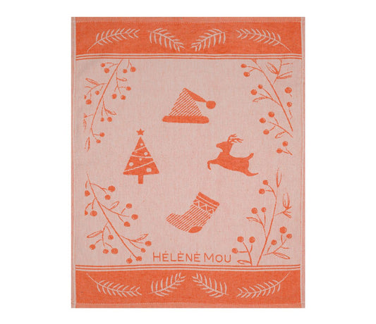 Christmas Kitchen Towel for every use, Ultra Absorbent Kitchen Towels, Cotton Cleaning Cloth Pack of 3, 50x70 cm