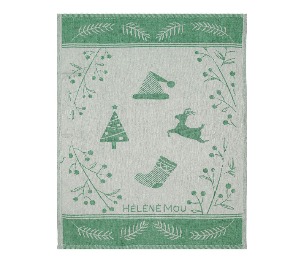 منشفة مطبخ كريسماس للاستخدام اليومي، مناشف مطبخ فائقة الامتصاص، قطعة قماش تنظيف قطنية، عبوة من 3 قطع، 50×70 سم 