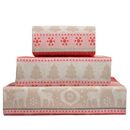 Christmas Kitchen Towel for every use, Ultra Absorbent Kitchen Towels, Cotton Cleaning Cloth Pack of 3, 50x70 cm