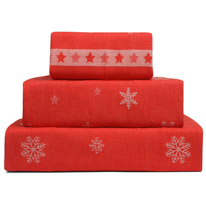 Christmas Kitchen Towel for every use, Ultra Absorbent Kitchen Towels, Cotton Cleaning Cloth Pack of 3, 50x70 cm