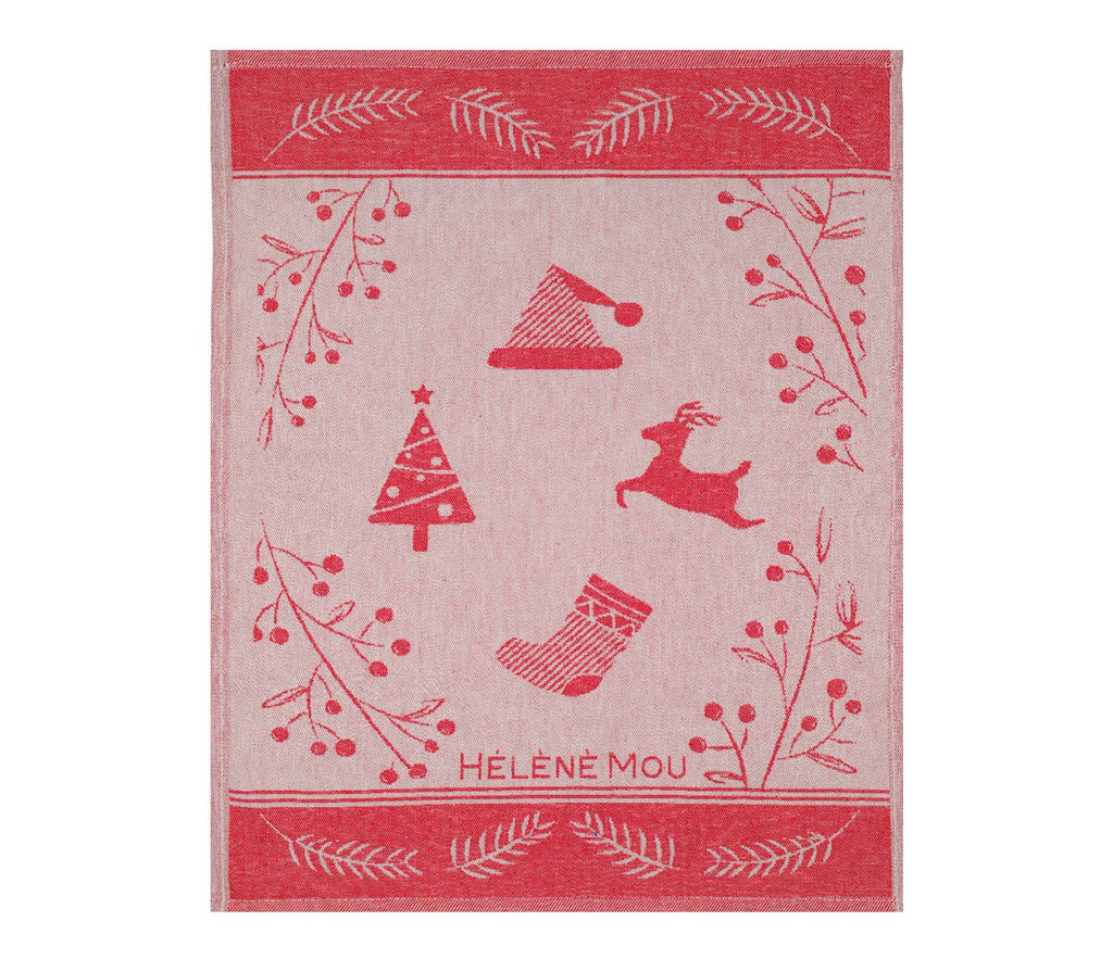 منشفة مطبخ كريسماس للاستخدام اليومي، مناشف مطبخ فائقة الامتصاص، قطعة قماش تنظيف قطنية، عبوة من 3 قطع، 50×70 سم 