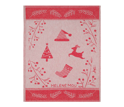 Christmas Kitchen Towel for every use, Ultra Absorbent Kitchen Towels, Cotton Cleaning Cloth Pack of 3, 50x70 cm