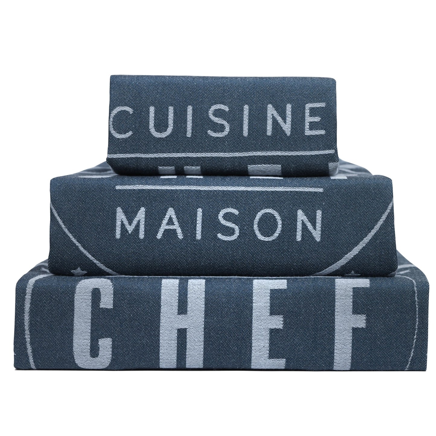 SET OF 3 PCS KITCHEN TOWELS , 100% COTTON , 50X70 CM