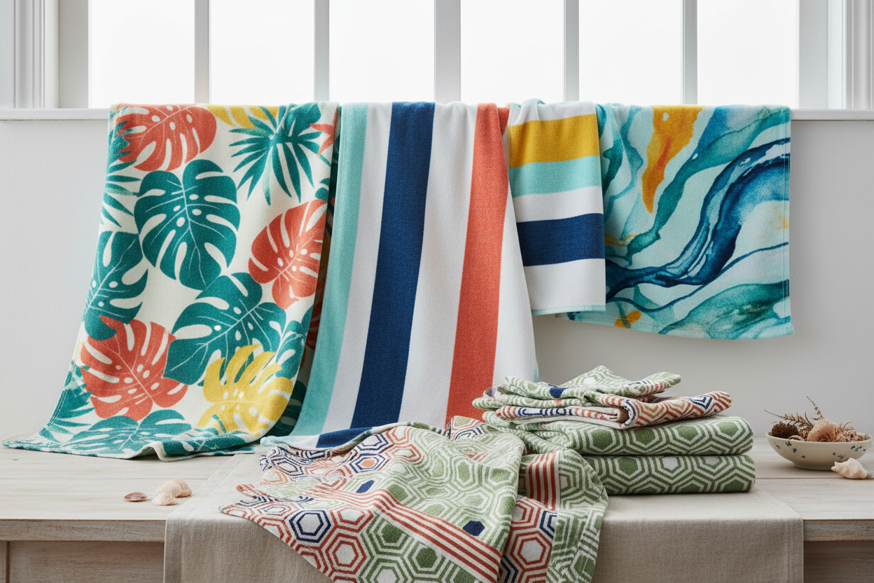 CREATE A Stylish kitchen and beach towels 