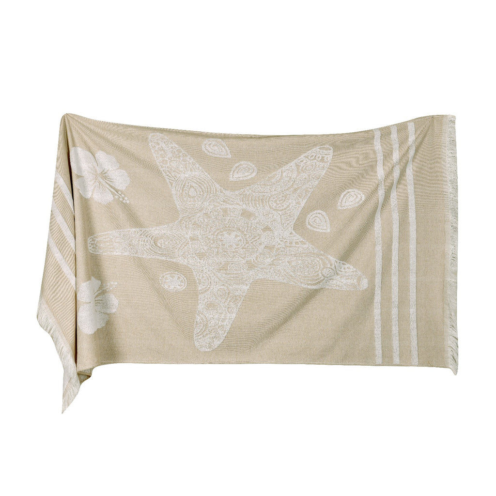 منشفة تيري للشاطئ 100% قطن، 90×170 سم